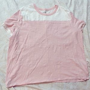 Light pink and white XL tshirt